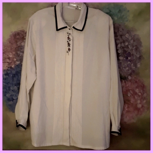 Kcoret Womens Button Up Blouse Size 18W - Picture 2 of 8